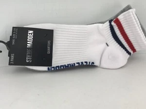 Women’s Macy’s STEVE MADDEN Bold Color Low Cut Socks, 3 Pack, $25 MSRP🎾⛳️🎒 - Picture 1 of 11