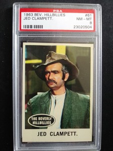 1963 Topps Beverly Hillbillies Card # 61 Jed Clampett. (NM/MT)