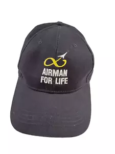 AFA US Air & Space Forces Assoc AIRMAN FOR LIFE Berretto da Baseball Regolabile Blu - Foto 1 di 10
