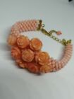 Curved Corall Rose Bracelet Tessito ?????? ?????