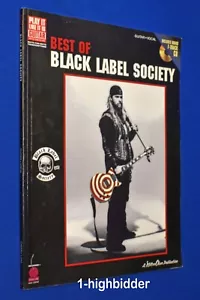 Best of BLACK LABEL SOCIETY Guitar Tabs Vocal Sheet Music Songbook Zakk Wylde - Imagen 1 de 4