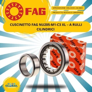 CUSCINETTO FAG NU205-E-XL-M1-C3 – 25X52X15 – RULLI CILINDRICI - Imagen 1 de 2