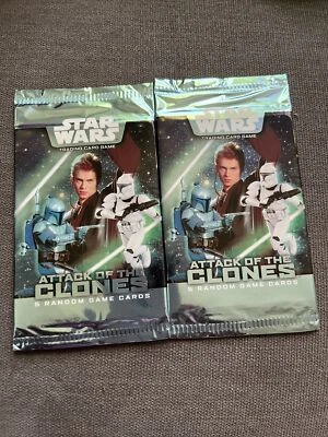 Star Wars Tarjetas Coleccionables 2 Pack Único 2002 Foto 1 de 4