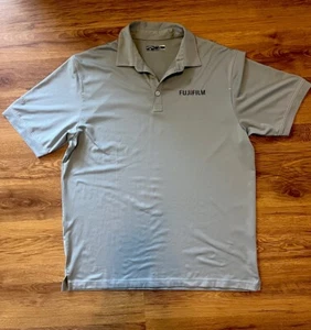Callaway Fujifilm Men's Gray Golf Polo Shirt Size Medium Promotional Event - Picture 1 of 3