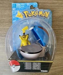 💥 POKÉMON 💥 Throw N Pop Poké Ball PIKACHU + Great Ball 4+ Collection - Picture 1 of 4