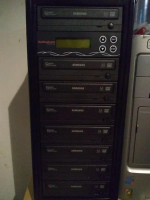  Duplicator  7 Rack 24X    BD CD DVD  Duplicator  - Image 1 of 3