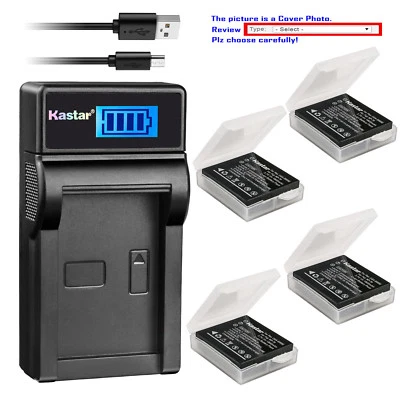 Kastar Battery LCD USB Charger for Ricoh DB-60 DB-65 Ricoh GR Digital II GX100 - Image 1 of 4