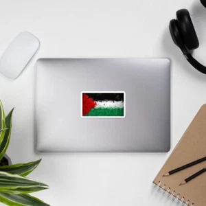 Freies Palästina Flagge Aufkleber Palästinensische Flagge Arabische Kunst Blasenfrei Sticker - Bild 1 von 10