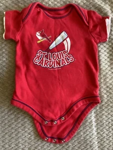 St. Louis Cardinals MLB Baby Newborn One-Piece Shirt 6-9 Months - Picture 1 of 6