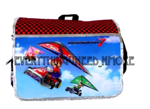 Nintendo- MarioKart 7 Messenger Cross Shoulder Bag 15”L x 13” H x 3” W-4650 - Picture 1 of 2
