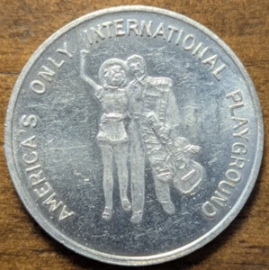 San Diego California CA Convention City International Playground Good Luck Token - Bild 1 von 4