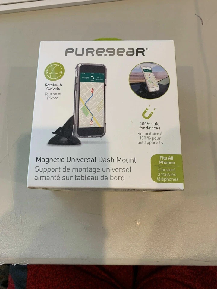 Puregear Magnetic Suction Cup Universal Dash Mount For All Phones - Black - Image 1 of 2