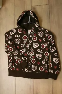 Gymboree girls brown hoodie size 7/8 GUC - Picture 1 of 1