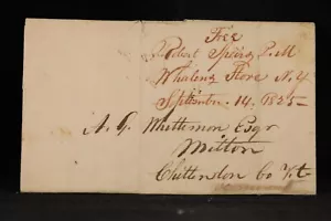 NY: Whalen's Store (#1) 1825 copertina senza timbro, senza Ms & Postmaster, RARA DPO - Foto 1 di 4