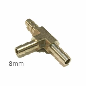 Schlauch Widerhaken TEE Messing Rohr T 3-fach 5/16"(8mm) Fitting Verbinder Öl Gas Kraftstoff Wasser - Bild 1 von 5