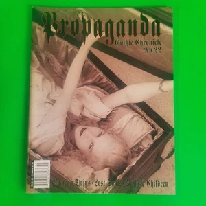 Propaganda Gothic Chronicle 22 Spring 1995 Cocteau Twins Lost Souls Goth Fashion - Picture 1 of 12