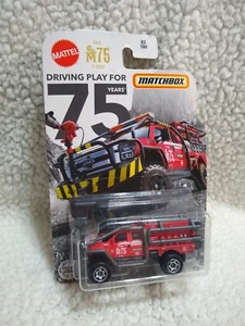 2020 MATCHBOX 75 Years Ford F-350 Superduty Brush Fire Truck with Cage Diecast - Picture 1 of 8