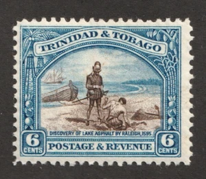 1935 Trinidad & Tobago - Sc# 37 - 6¢ Discovery of Lake Asphalt - MH Cv$4.50 - Bild 1 von 1