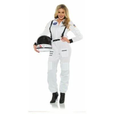 Underwraps Mujer Astronauta NASA Blanco Adulto Mujer Halloween Disfraz 29958 Foto 1 de 3