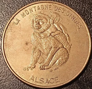 Médaille touristique - (67) La montagne des singes 1 Alsace 1999 ! 67KIN/1 - Picture 1 of 2