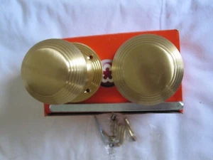 BN - MANITAL SATIN BRASS QUEEN ANNE MORTICE KNOB - CARLISLE BRASS - FREE POST UK - Picture 1 of 2