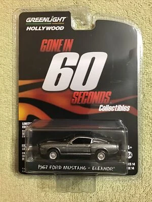 2021 Greenlight Hollywood 1967 FORD MUSTANG ELEANOR 1/64 Gone In 60 Seconds - Image 1 of 4