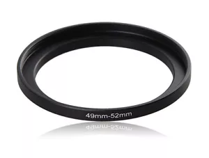 49-52mm Metal Step Up Ring Lens Adapter 49 male to 52mm Filter Thread - UK STOCK - Picture 1 of 4