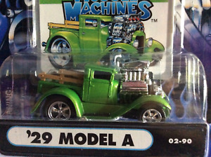 MUSCLE MACHINES  1929 FORD MODEL A  1/64 DIECAST  - 29 FORD BLOWER --