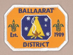 PARCHE 100 ANIVERSARIO AUSTRALIANO / SCOUTS - DISTRITO SCOUT DE BALLAARAT - Imagen 1 de 1