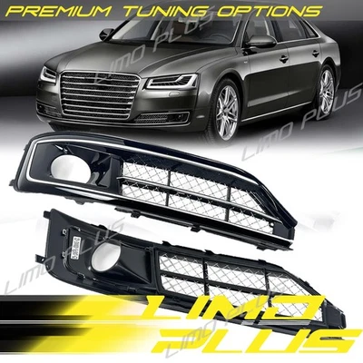 Fog Light Grille Cover for Audi A8 A8 Quattro L Base 2015-2018 Standard Bumper Foto 1 de 4