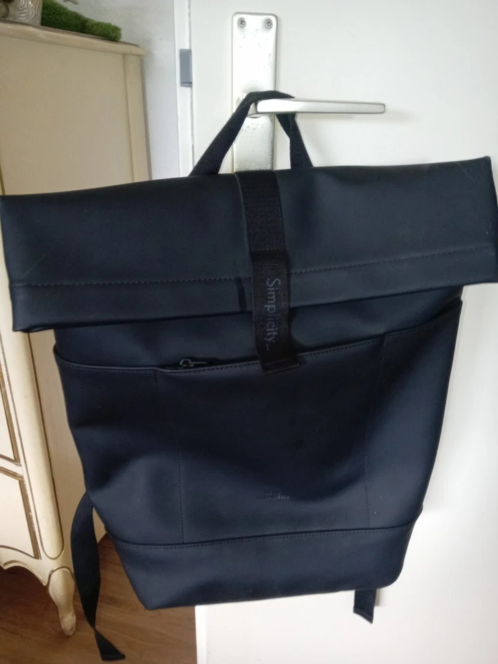 BAG BASE  Roll Top Rucksack  Schwarz von SIMPLICITY - Bild 1 von 4