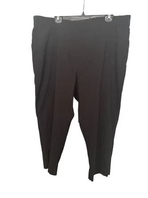 Worthington Pants Women's 2X Black Hi-Rise Flat Front Elastic Waist Office - Image 1 of 4