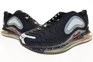 NIKE Men 8.5US Under Cover Air Max 720 Black Cn2408-001 Undercover Brand Vinta - Picture 1 of 9