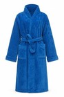 DKNY Mens Robe Size S Blue Solid Long Sleeve Belted