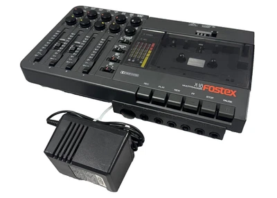 Fostex X-18 Multitracker 4 Track Cassette Tape Recorder 2 Head Compact Deck - Image 1 of 4