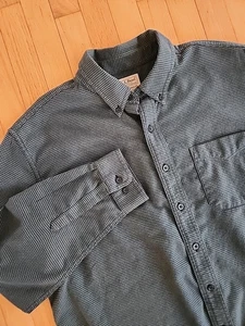 LL Bean Hahnentritt Wicked Good Flanell grün Herren XL Hemd 100% Baumwolle - Bild 1 von 10