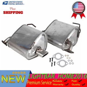 Left + Right Exhaust Muffler For  2008-2011 Subaru Impreza 2009-2013 Forester - Picture 1 of 8