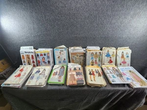 68 Used Sewing Patterns Children and Young Teen From The 1970's To The Present - Picture 1 of 24