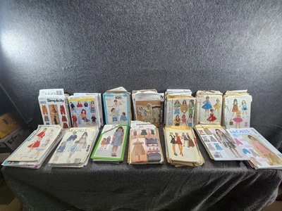 68 Used Sewing Patterns Children and Young Teen From The 1970's To The Present - Image 1 of 4