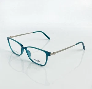 New MODO ✤ F3 7001 AQUA R1000 + Titanium Eyeglass Frame Made in Japan 51-15-140 - Picture 1 of 13
