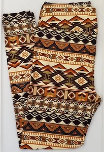 OS LuLaRoe One Size Leggings Multicolor Southwest Aztec Tribal Print NWT X31 - Picture 1 of 6