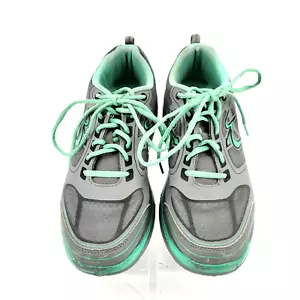 Gravity Defyer Womens Gdefy TB9022 Gray/green Lace Up Sneaker Shoes Size 9.5 - Picture 1 of 10