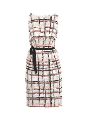 NWT's $975 Max Mara Women's Dot Pattern Shift Dress Size 10 - Image 1 of 4