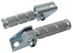 C4 Cp. pedane poggiapiedi post. alluminio per Piaggio NRG MC3 DD H2O 50 2001-04 - Imagen 1 de 2