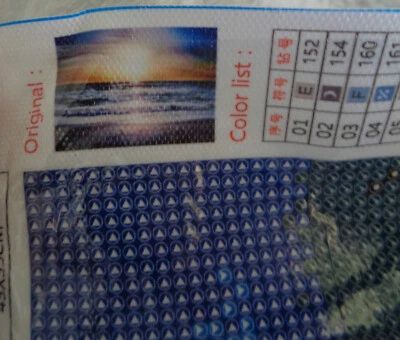 Новый пляж восход солнца 5D бриллиант картина круглый сверла набор 15 «x 11» - Изображение 1 из 2