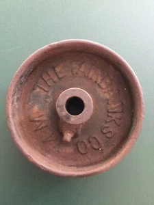 The Fairbanks Co. 4m, Used heavy Caster Wheel 1 1/2"-4" Door Stop - Picture 1 of 5