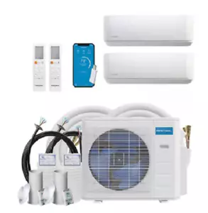 MrCool DIY 27K 4th Gen Multi-Zone Condenser W/9K & 12K Air Handler - Picture 1 of 4