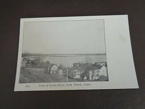 Early 1900's Black & White Postcard of Mystic River, Noank, Conn  - Picture 1 of 3