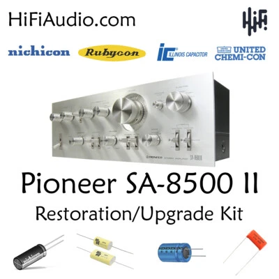 Pioneer SA-8500 II rebuild restoration recap service kit repair capacitor - Image 1 of 4