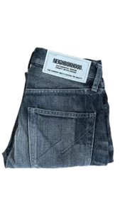 Neighborhood Grey Denim Jeans Size S W30 Mens DP-MID Stock No.020 Made in Japan - Picture 1 of 12